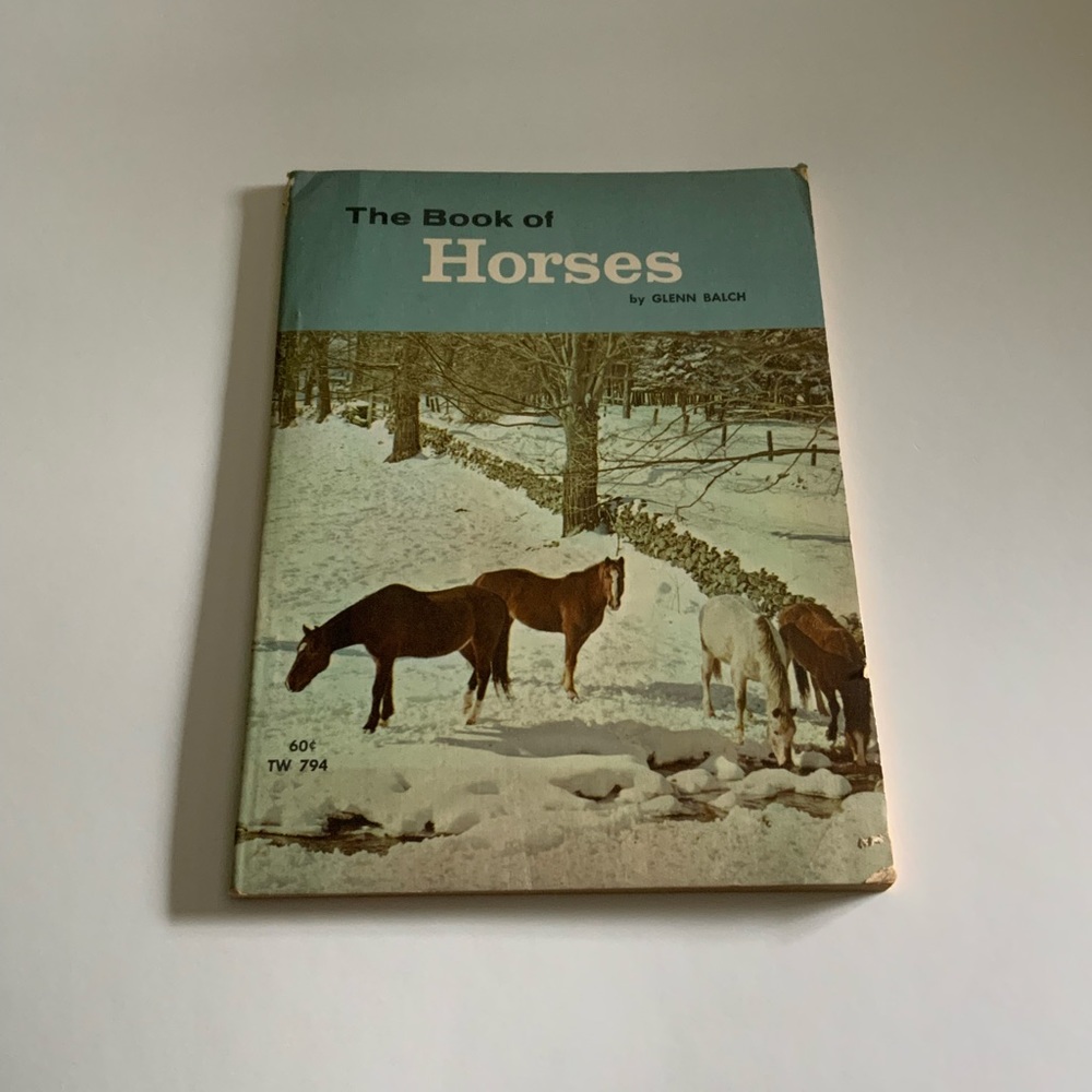 Vintage The Book Of Horses Softcover Book